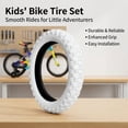 thumbnail image 1 of Colaxi Kids Bike Tire Bicycle Accessories Replaces Part High Performance and Inner Tube Wear Resistant Easy Installation Rubber Tire 14inch, 1 of 8