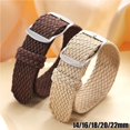 thumbnail image 2 of 14mm 16mm 18mm 20mm 22mm Nylon Woven Canvas Watch Band for Perlon for Omega Strap Watchband Men Women Sport Bracelet Accessories, 2 of 3