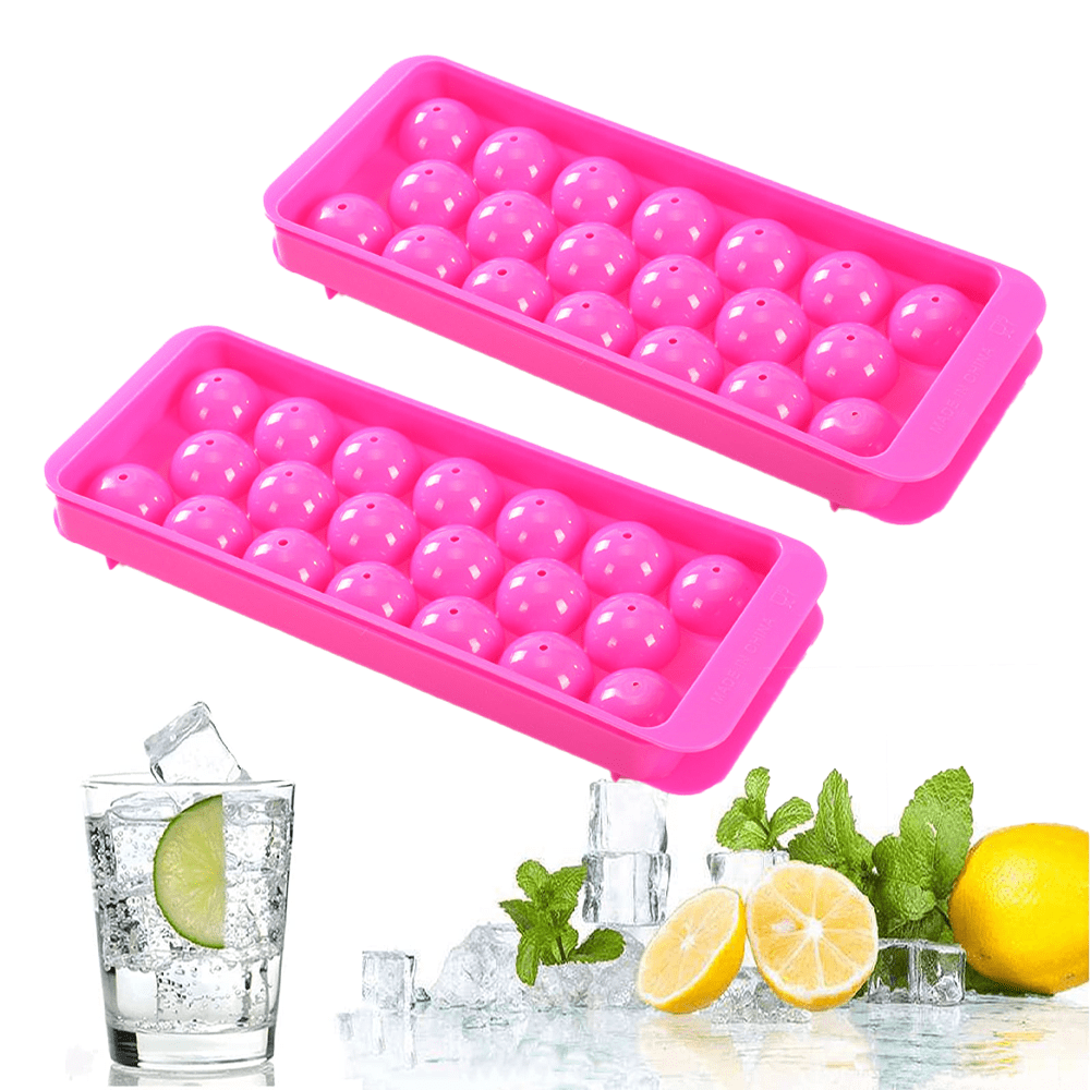 Small Round Ice Cube Tray ，Easy Release Circle Ice Cube，for Cocktail