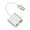 Type C-Silver, variant on USB Sound Card Adapter External Sound Adapter Stereo Sound Card Converters 3.5mm AUXs Microphones for Laptops Desktop