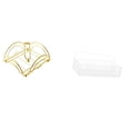 thumbnail image 1 of Servilletero,Servilletero Soporte para pañuelos de papel de mesa,Cesta de almacenamiento colgante,Cesta de almacenamiento para gabinete organizador de pared colgante,Estantes de pared con, 1 of 8