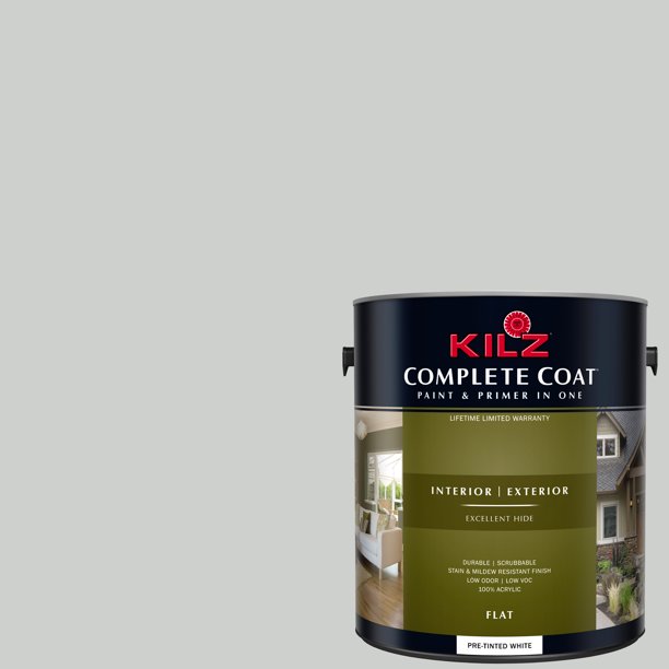 Chalk Gray, KILZ Complete Coat Interior/Exterior Paint & Primer in One