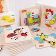 thumbnail image 5 of Bloques de construcción de aviones de tráfico de animales de madera para niños de 3 a 7 años, juguetes de rompecabezas de educación temprana, juguetes educativos de rompecabezas de madera, 5 of 5