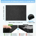 thumbnail image 3 of Outdoor Storage Shed Mat, 914mmx1219mm Non Slip Waterproof Carport Protect Pad, 3 of 7