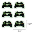 thumbnail image 5 of 6 Count, Green Glow-in-the-Dark Game Controller Slime, Party Favors, by Way To Celebrate, 5 of 5