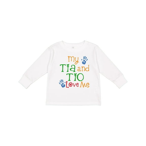 Inktastic Tia and Tio Love Me Boys or Girls Long Sleeve Toddler T-Shirt
