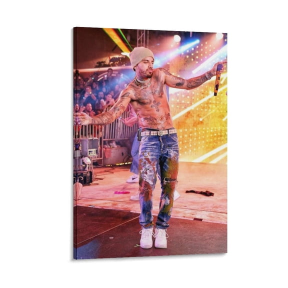 Rauw Alejandro Colorful Art Poster Room Aesthetic Poster Print Art Wall Painting Canvas Posters Gifts Modern Bedroom Decor 24x36inch(60x90cm)