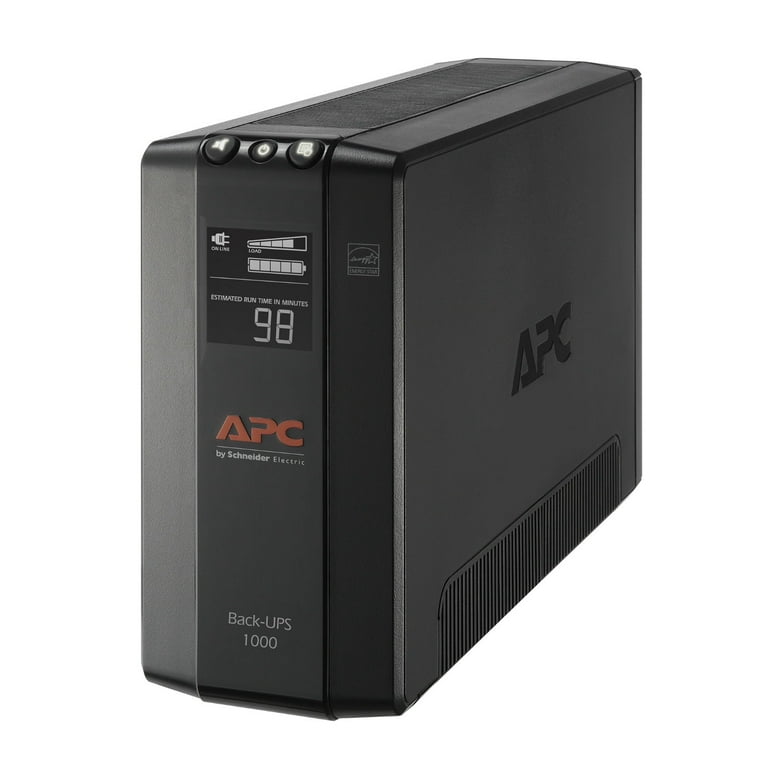 APC UPS, 1000VA UPS Battery Backup & Surge Protector with AVR, LCD  Uninterruptible Power Supply, Back-UPS Pro Series (BX1000M) 