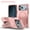 Pink, variant on Decase Magnetic Case for iPhone 17 Pro Max,Hard Hard PC+TPU Dual-Layer Hybrid Case with Stand, Compatible with Mag-Safe,Built in Kickstand, Military Grade Drop Protection Shockproof Case,Orange