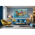 thumbnail image 3 of Duck Canvas Art Duck Wall Decor Bird Canvas Wall Art For Livingroom Bedroom Office, 3 of 6