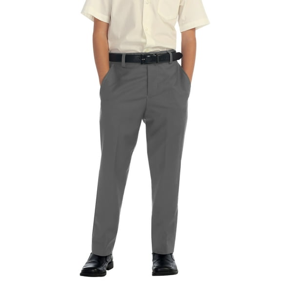 Gioberti Boys Flat Front Dress Pants