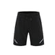 thumbnail image 5 of Sonducket Pantalones cortos para correr para hombre, pantalones de 5 pulgadas con bolsillo con cremallera, banda en la cintura, pantalones gris negro SG 2piezas, 5 of 6