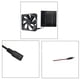 thumbnail image 4 of uds 20W 6 pulgadas Kit Solar Extractor de aire Mini ventilador Panel Solar ventilador accionado para perro pollo Hous, 4 of 5