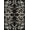 Black, Pattern 3, variant on ODIKA Snake Forest Botanical Scrolls Frame Scroll Border Boho Vintage Foldable Easy Care for Queen Size Bedroom, Under Bed, Master