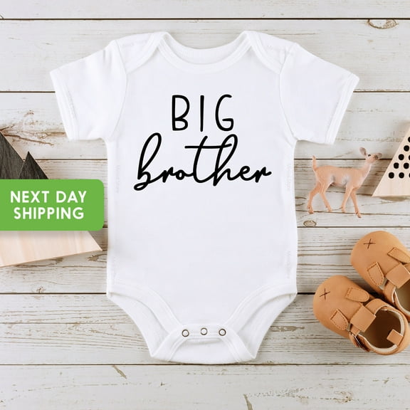 Big Brother Onesie Big Brother Bodysuit, Cute Big Brother Onesie Big Brother Baby Shirt Cool Baby Clothing, Cute Baby Onesie, BABY BODYSUIT LAT 4424