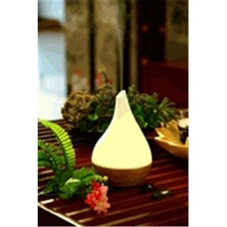 

Ultrasonic Aroma Diffuser & Humidifier with Bamboo Base
