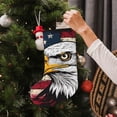 thumbnail image 5 of Picia American Bald Eagle for 18in Christmas Stockings, Xmas Stocking for Kids, Holiday and Family Stocking for Fireplace or Party Decoration, 5 of 7