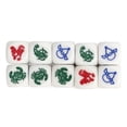 thumbnail image 1 of Dados caras Jadeshay 10 Dados blancos de 14 mm redondos de animales cubos ultra sensibles, 1 of 8