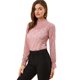 thumbnail image 1 of Blusa Floral Cuello Volantes Encaje Ganchillo Rosa T S, 1 of 6