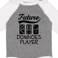 thumbnail image 4 of Inktastic Future Dominoes Player Game Boys or Girls Long Sleeve Baby Bodysuit, 4 of 5