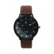 thumbnail image 1 of Reloj Zeit/Hombre/Caucho/Café/ Caja Negra/ Cara Negra Horas Blanco Textura Hexagonos Zeit Caucho, 1 of 2