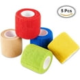 thumbnail image 1 of 5 Rouleaux de Pansements Auto-Adhésifs, Bandage Auto-Adhérent en Non-Tissé Élastique, 1 of 4