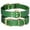 Green, variant on Pet Artist Durable Genuine Leather Pet Dog Collars Adjustable Metal Buckle and D-Ring for Medium Large Breeds