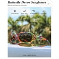 thumbnail image 3 of Gafas de Sol Polarizadas LVIOE con Decoración de Mariposa para Mujeres, 3 of 6