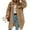 Brown, variant on Women's Teddy Fleece Coat-Plush Oversized Long Cardigan, Cozy Winter Fuzzy Outwear for Casual Style