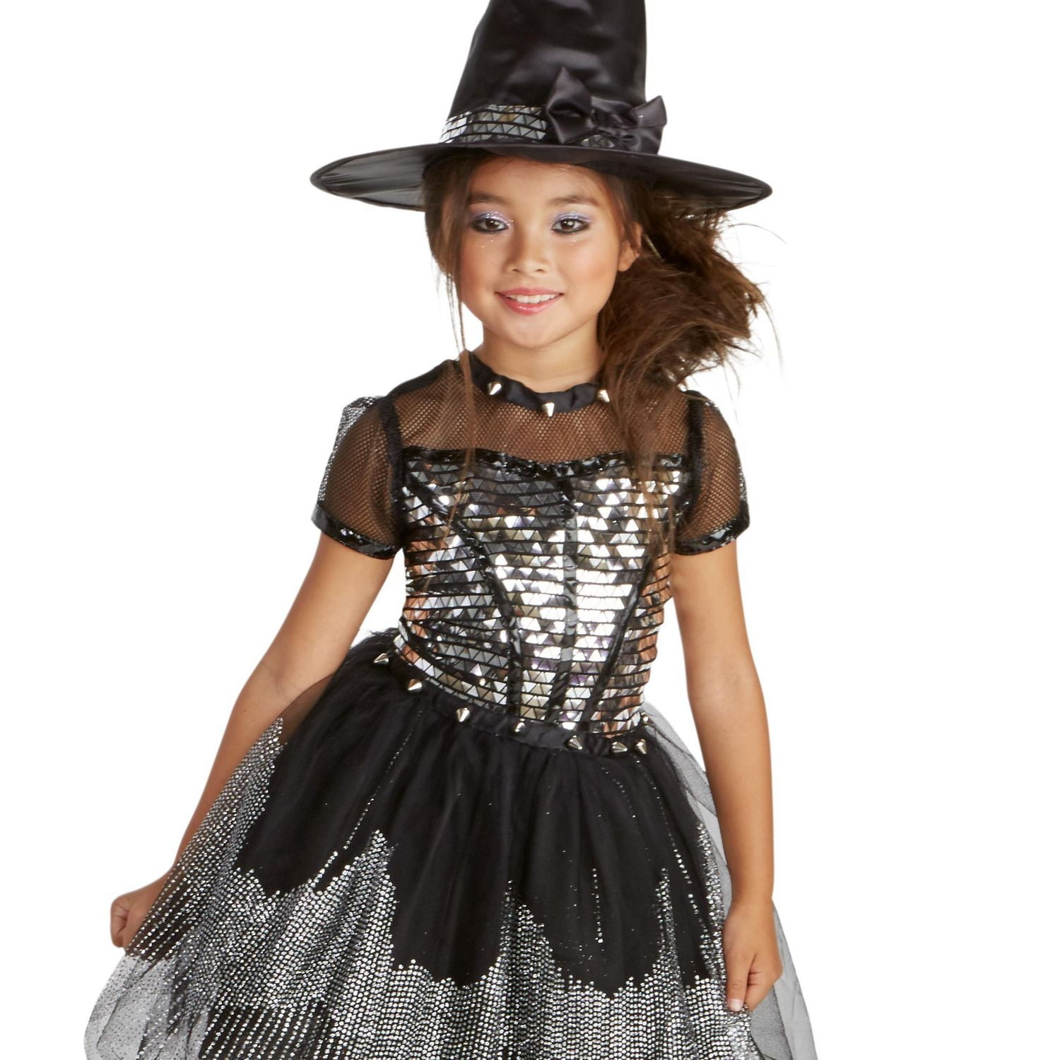 Girls' Glamours Witch Costume M. Walmart Exclusive.