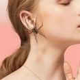 thumbnail image 7 of Realistic Spider Earrings Scary Gothic Jewelry for Women Men Halloween Party Accessories Hand Ear Studs for Fool's Day Christmas, 7 of 7