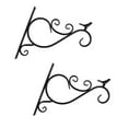 thumbnail image 1 of Advancent Paquete de 2 soportes de cesta colgante de metal montaje en pared jardín césped Patio cubierta planta flor percha linterna luz Jardín y Patio Zwierzę Advancent HA063169-01, 1 of 6