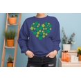 thumbnail image 2 of Shamrock Heart Lucky Clover St. Patricks Day Design Women's Sweatshirt, 2 of 3