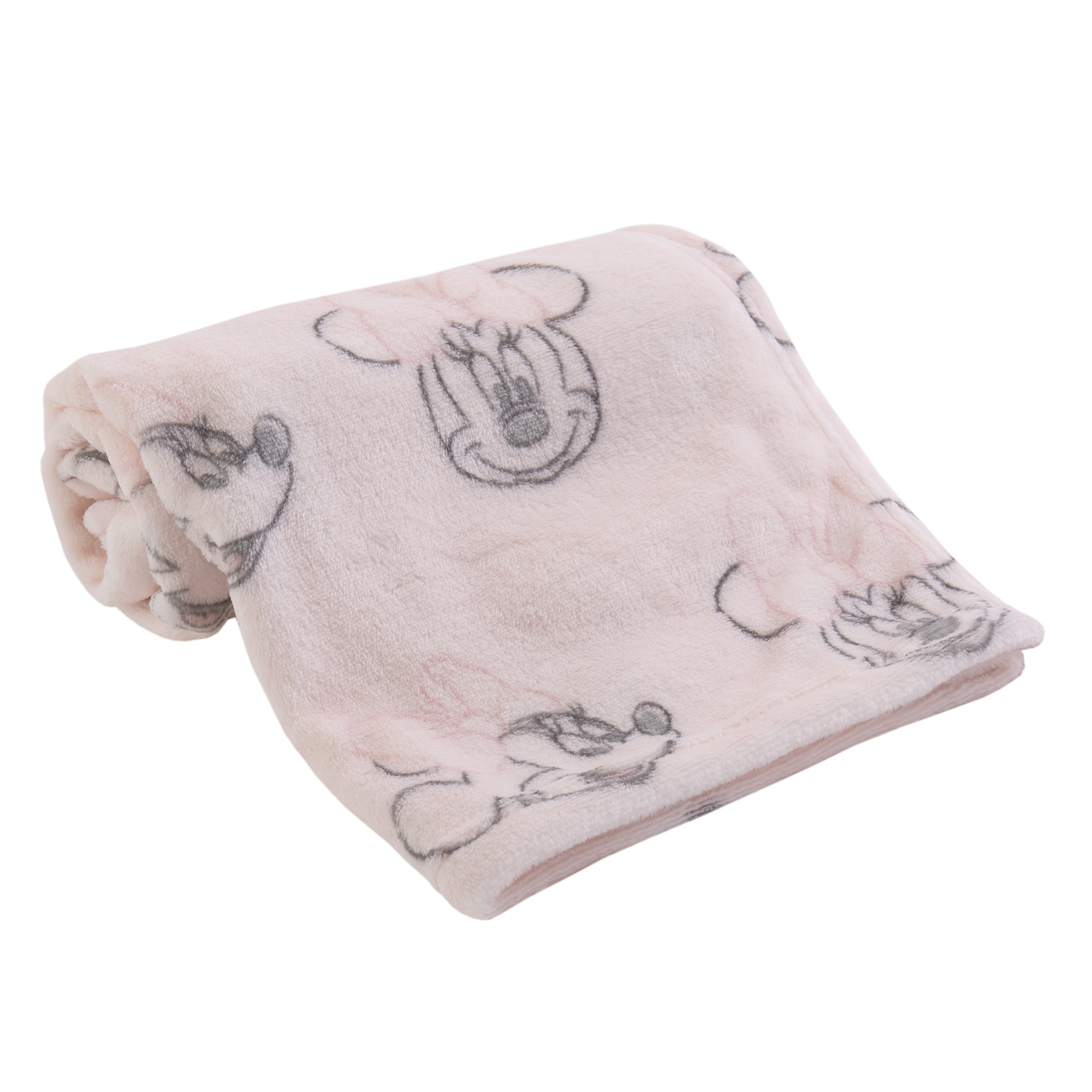 Minnie Mouse Allover Print Baby Blanket, Infant Girl, Pink