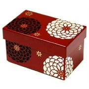 HAKOYA Hundreds of Flowers Box Valve Red 50989