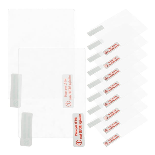 GOOHOCHY 10 pegatinas electrostáticas transparentes para parabrisas de coche, resistentes a altas temperaturas, para uso automotriz.