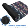 thumbnail image 6 of Long Mouse Pads for Desk,Black Geometric Striped Pattern Desk Mats on Top Of Desks, Desk Mouse Pad Extra Large with 3mm Non-Slip Base and Stitched Edge for Gaming,Office,Work,Home 35.4"x15.7", 6 of 6