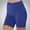 Blue Workout Shorts Yoga Seamless, variant on Women's Workout Shorts Yoga Seamless Ribbed High Waisted Spandex Booty Biker Shorts Pit Stripe Solid Casual With Outing Shorts Pants White 4