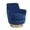 Navy, variant on RONSHIN Swivel Barrel Chair, Modern 360 Degree Swivel Accent Chairs Armchair, Round Barrel Chairs With Gold Stainless Steel Base, Reading Chairs For Living Room Bedroom
