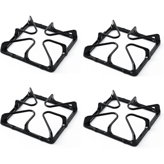 w10447925 Grate Replacement Parts for Burner Grate Stove Parts 8.54’’ x 8.54’’ Gas Range Parts Stove Surface Top Grate Cast Iron Rack 4 Pack,parrillas para estufa de gas