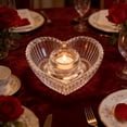 thumbnail image 5 of Crystal Clear Glass Candlestick Holder, Compact 8.6 Cm Square Base, Elegant Table Centerpiece For Living Room Dining Room Or Patio, Supports Wax Or LED Pillar Candles, Decorative Accent, 5 of 8