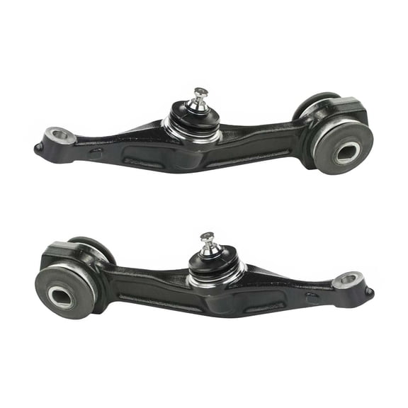 AutoShack Front Lower Rearward Control Arms and Ball Joint with Bushings Replacement for 2000-2006 Mercedes-Benz CL500 2001-2006 Mercedes-Benz S600 2-PC Set
