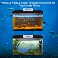 thumbnail image 4 of Moclever 4 in 1 Aquarium Filter for Under 110Gallon Fish Tank, 20W Submersible Aquarium Filter with Biochemical Cotton Filter for Saltwater Freshwater, Black, 4 of 13
