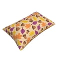 thumbnail image 3 of Bixox Acorn Autumn Fall Leaf Leaves Printed Pillow Protector,Super Soft Ideal for Home,Guests,Rentals - 20"x30", 3 of 8