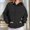 Black, variant on Hoodies for Women Sweatshirt for Women Long Sleeve Hooded Stripe Pleated Casual Pullovers with Front Pocket Plus Size Fall Winter Going out Work Party Fashion Top(Red)
