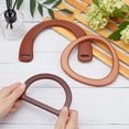 thumbnail image 3 of 6Pcs 3Styles Wooden Bag Handle Replacement Handle Purse Handmade Bag Handles for Handbag Crafting Mixed Color, 3 of 6