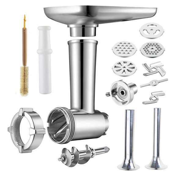 FEAMOS Meat Grinder Attachment Stainless Steel Meat Grinder Accessory Versatile Meat Grinder Plate Must Have Tools For Kitchen