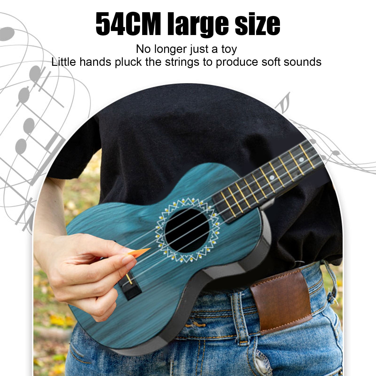 Boovnll Ukulele for Kids, 21" Four Strings Kids Toy Guitar for Beginner Ages 3-6 Kids Guitar for Children Musical Instruments Educational Learning Toy, Gift for Boys Girls, Toys, Ukulele