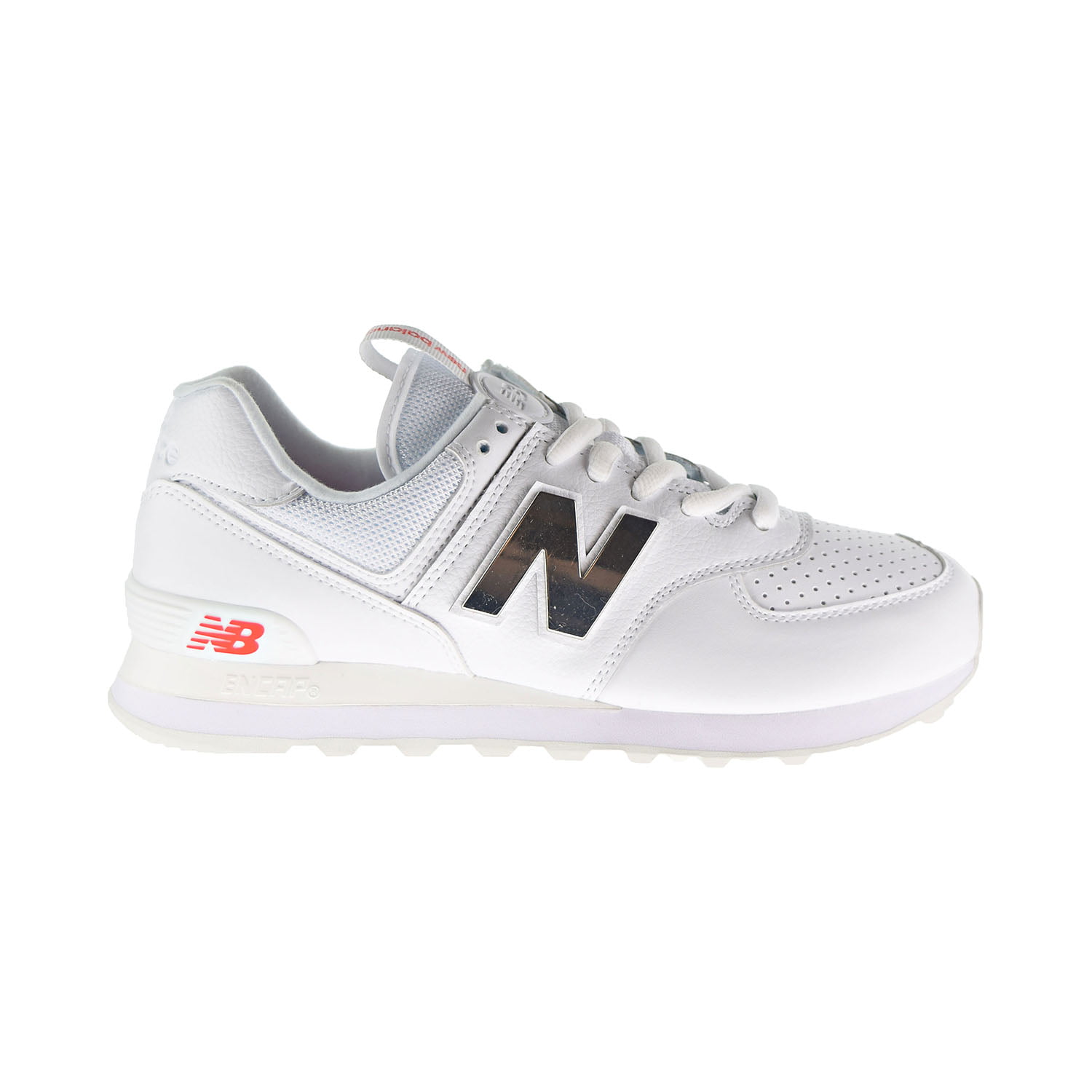 New Balance Classics 574 Metallic Men's Shoes White/Neo Flame ml574-sox
