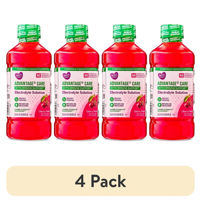 Parent's Choice Advantage Care Electrolyte Solution, Cherry Punch, 1L, 4 Pack photo 1